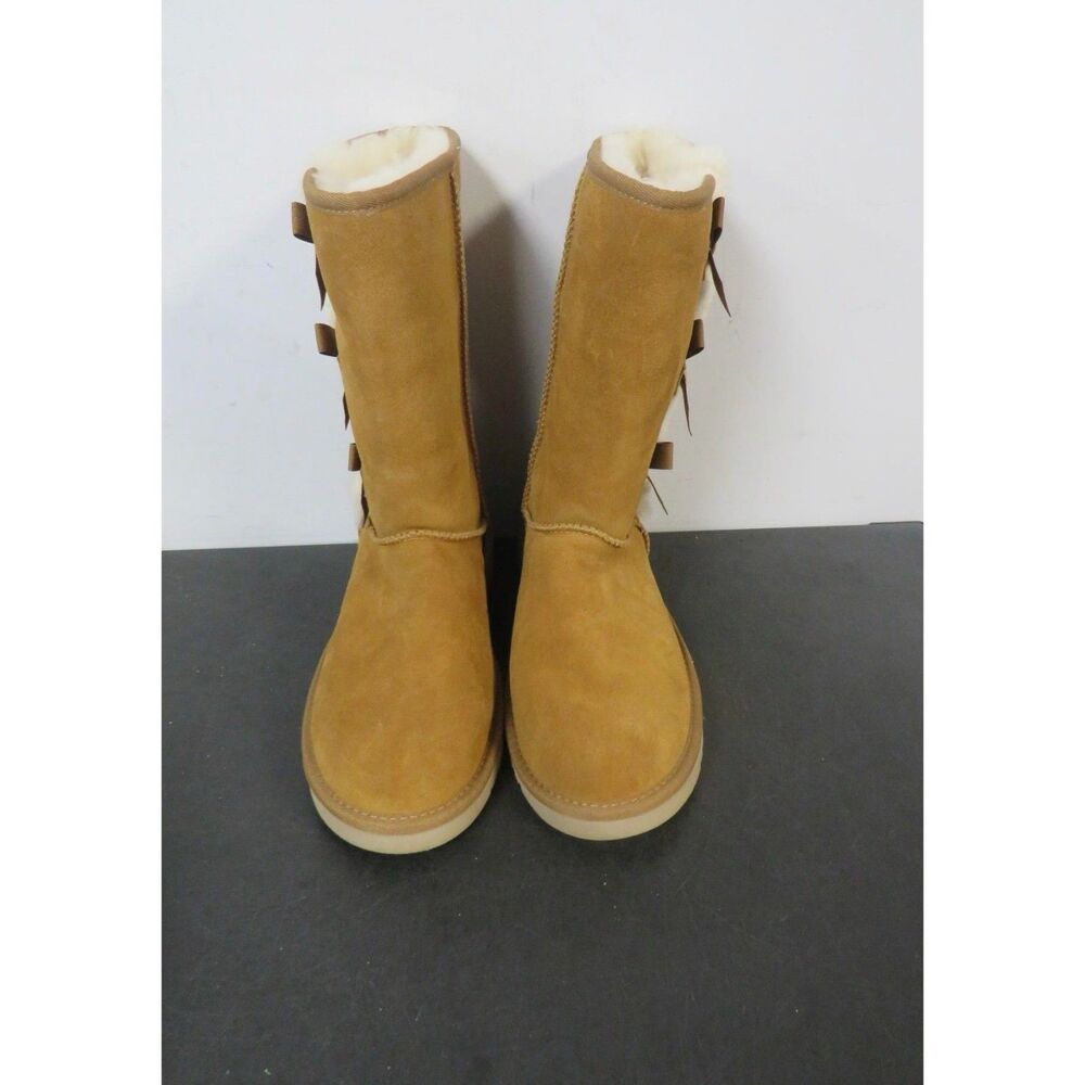 Koolaburra by UGG Tall Bow Boots – Chestnut – Women’s Size 9W